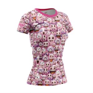 CAMISETA MANGA CORTA MUJER EMOJI CLASSIC PINK (OUTLET)