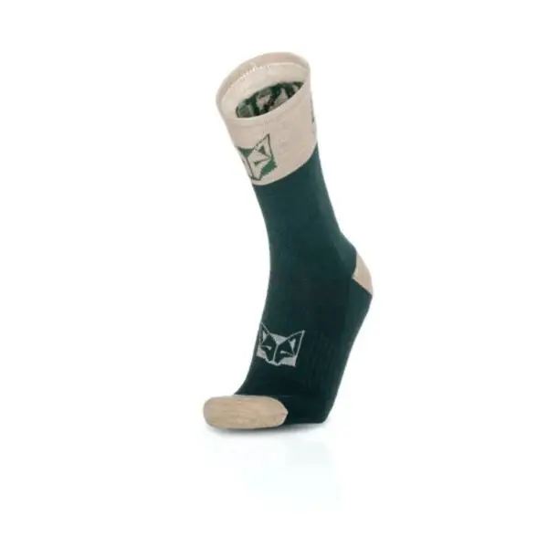 CALCETINES LANA MERINA HIGH CUT GREEN LEAF