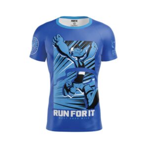 CAMISETA MANGA CORTA HOMBRE POPEYE RUN FOR IT BLUE