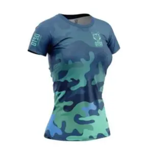 CAMISETA MANGA CORTA MUJER CAMO BLUE