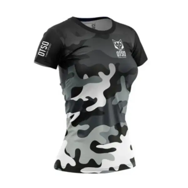 CAMISETA MANGA CORTA MUJER CAMO GREY