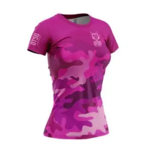 CAMISETA MANGA CORTA MUJER CAMO PINK