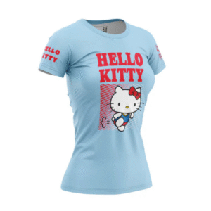 CAMISETA  MANGA CORTA NIÑA Y MUJER HELLO KITTY STRIPES (OUTLET)
