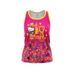 CAMISETA SIN MANGA NIÑA Y MUJER HELLO KITTY SPARKLE