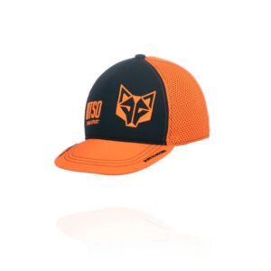 GORRA SNAPBACK BLACK AND FLUO ORANGE