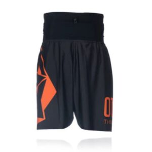 PANTALON CORTO BLACK AND ORANGE
