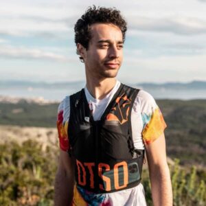 TRAIL RUNNING BACK PACK BLACK AND ORANGE