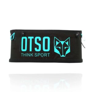CINTURON DE CORRER UNISEX BLACK AND TURQUOISE