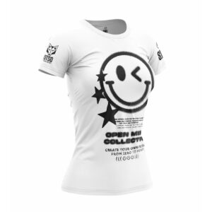 Camiseta manga corta mujer - S.W.Smiley Airbrushed Infinity
