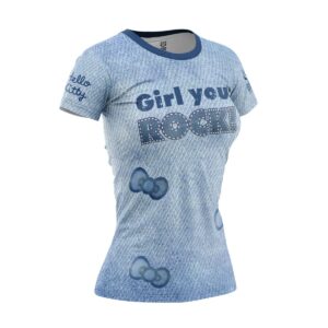 Camiseta manga corta niña y mujer - Hello Kitty Denim